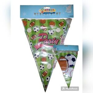 Sports party FRIENDS Theme Birthday Party Supplies Tableware Decoration fun ball